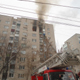 Из-за пожара эвакуировали жильцов 9-этажки