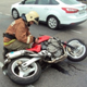 На объездной под Курском разбился мотоциклист