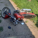 В Курске разбились мотоциклист и ребенок
