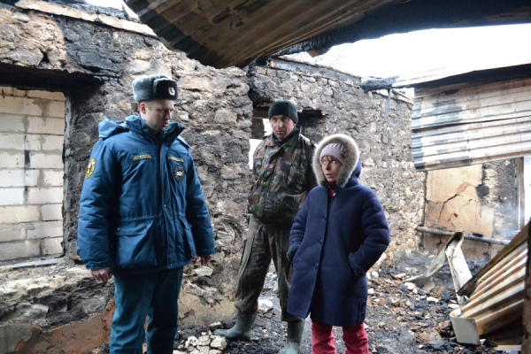 В Курской области семья осталась без дома из-за шалости ребенка с огнем