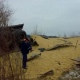 Под Курском перевернулся «КамАЗ» с песком