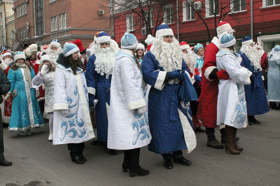 Шествие Дедов Морозов перекроет дорогу курским автомобилистам