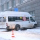 В Курске маршрутка едва не въехала в мэрию