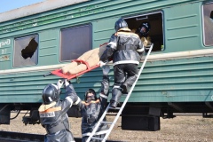 По легенде учений, ЧП произошло в паре километров от железнодорожной станции «Курск», пострадало более 80 человек По легенде учений, ЧП произошло в паре километров от железнодорожной станции «Курск», пострадало более 80 человек