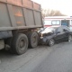 Под Курском 19-летний водитель въехал в стоящий на дороге МАЗ
