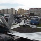 В Курской области ураган разрушил автостоянку