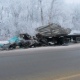 В ДТП с тремя фурами один водитель погиб и еще один госпитализирован
