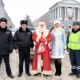 На улицы Курска вышел полицейский Дед Мороз