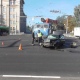 В Курске водитель «Мерседеса» пострадал, врезавшись в «КамАЗ»