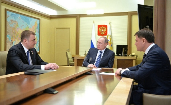 Вчерашняя встреча Президента РФ с новым и прежним тульскими губернаторами
