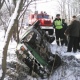 В Курске автоледи перевернулась на машине