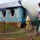Под Курском инвалида вынесли из горящего дома
