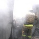 В Курске горел жилой дом