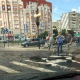 В Курске из-под земли вырвался многометровый фонтан воды (ФОТО)