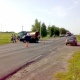 В Курской области ВАЗ врезался в трактор