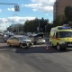 В Курске автомобилистка, ехавшая на красный свет, угодила в больницу