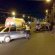 Курск. Возле Кировского моста иномарка врезалась в отбойник