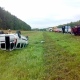 ДТП под Курском: одна машина перевернулась на крышу, в другой – трое пострадавших
