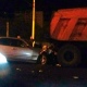 В Курске «Мерседес» врезался в груженый асфальтом КамАЗ