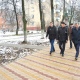 Курск. Корпорация «ГРИНН» благоустроила пешеходный участок на улице Карла Маркса