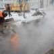 В центре Курска – второй за день порыв теплосети