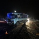 На окраине Курска «Приора» врезалась в автобус: двое пострадавших