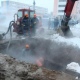 Курск. Повреждение теплосети на улице Чумаковской устранили вчера вечером