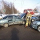 В Курске столкнулись две машины, пострадала пассажирка