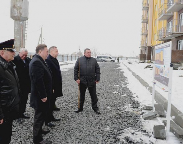 В Судже строится многоквартиный дом для пограничников В Судже строится многоквартиный дом для пограничников