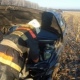 Под Курском ВАЗ улетел в поле: трое пострадавших