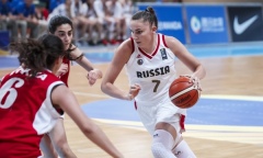 Баскетболистки Курска в сборной России начали чемпионат мира с разгрома