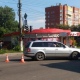 В центре Курска на светофоре машина сбила пенсионерку