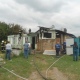 В Курске сгорел дом, без крова осталась молодая семья