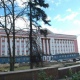 На Красной площади Курска сносят голубые ели (ФОТО)