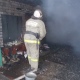 В Железнодорожном округе Курска сгорел гараж