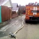 В Курске пожарные спасли мужчину из горящего дома