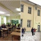 Курская область. В щигровской школе, чтобы потолок не рухнул на детей, установили подпорки. Они уже все в трещинах (ВИДЕО, ФОТО)