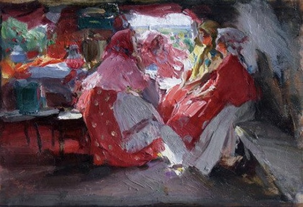 А. Е. Архипов. «Гости» (1904 год) А. Е. Архипов. «Гости» (1904 год)
