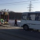 В Курске ПАЗ врезался в троллейбус, пострадали четверо пассажиров