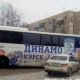 Курск. Водитель автобуса БК «Динамо» расчистил сугробы на улице Ленина, чтобы объехать ДТП