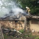 В Курской области сгорел дом