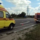 Под Курском водитель фуры отвлекся и снес стоящую «Газель» с людьми