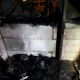 В Курске утром горел дом на улице Триумфальной