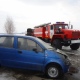 Курская область. В Беловском районе сгорела машина