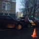 В центре Курска возле КГУ 15-летний водитель устроил ДТП с пострадавшими