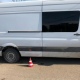 В Курске микроавтобус сбил пешехода