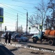 В Курске мотоциклист без прав врезался в коммунальный грузовик