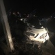 Под Курском в ДТП попали две машины и... столб (фото)