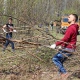 Волонтеры устроили субботник в курском заповеднике