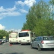 В Курске столкнулись маршрутные «Пазики»